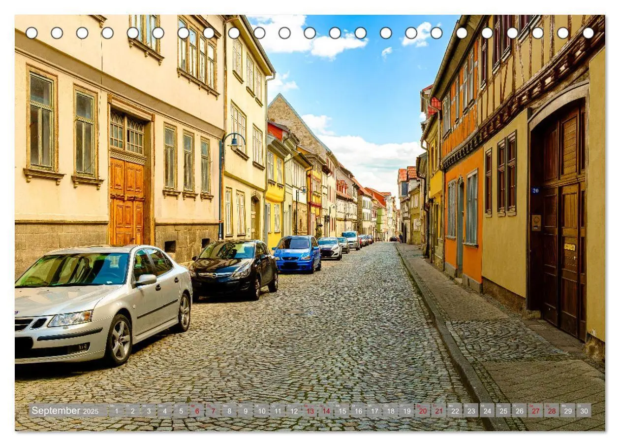 Bild: 9783383865978 | Ein Blick auf Mühlhausen in Thüringen (Tischkalender 2025 DIN A5...