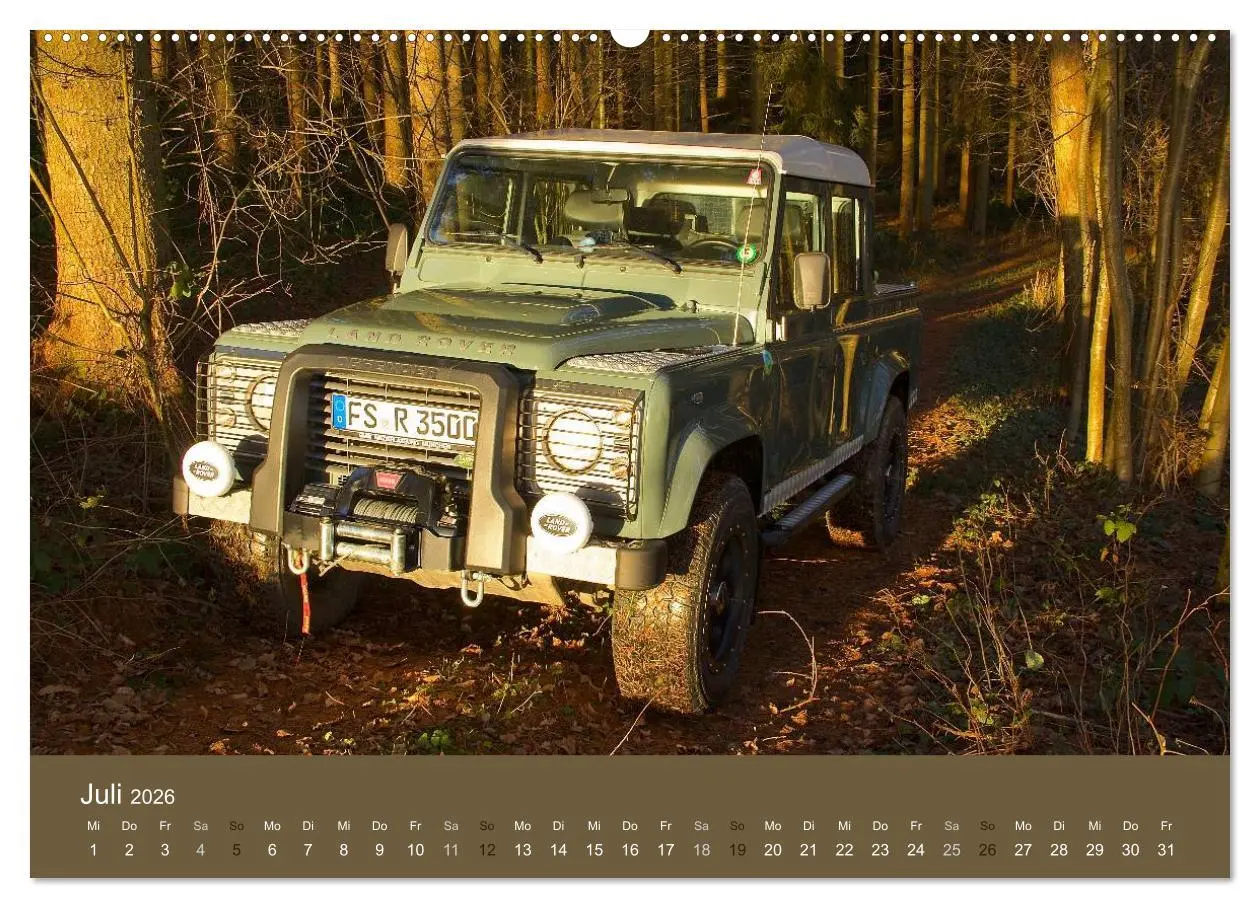 Bild: 9783457975978 | Defender für's Grobe (Wandkalender 2026 DIN A2 quer), CALVENDO...