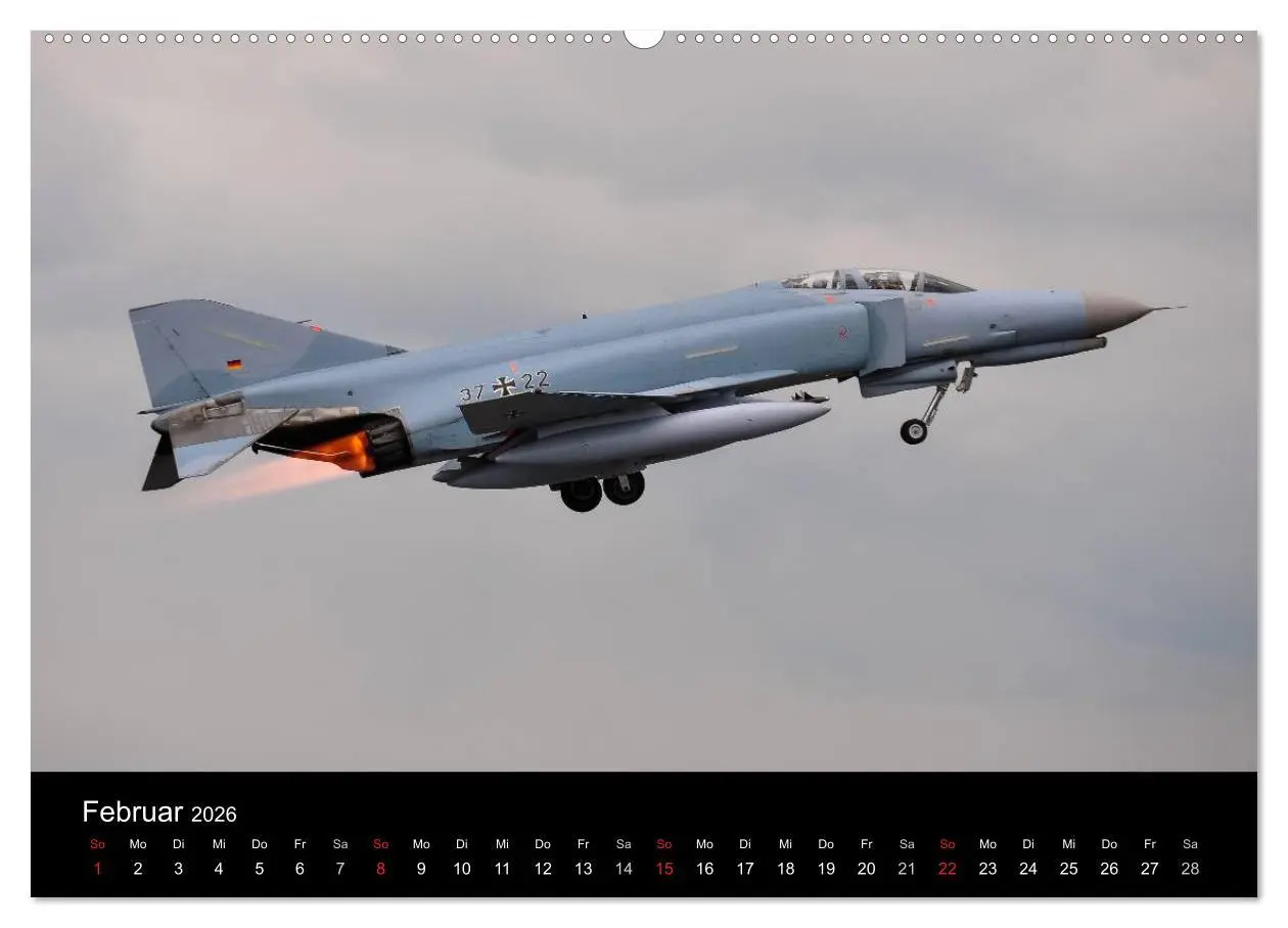 Bild: 9783516135978 | Phantoms bei der Luftwaffe (Wandkalender 2026 DIN A2 quer),...