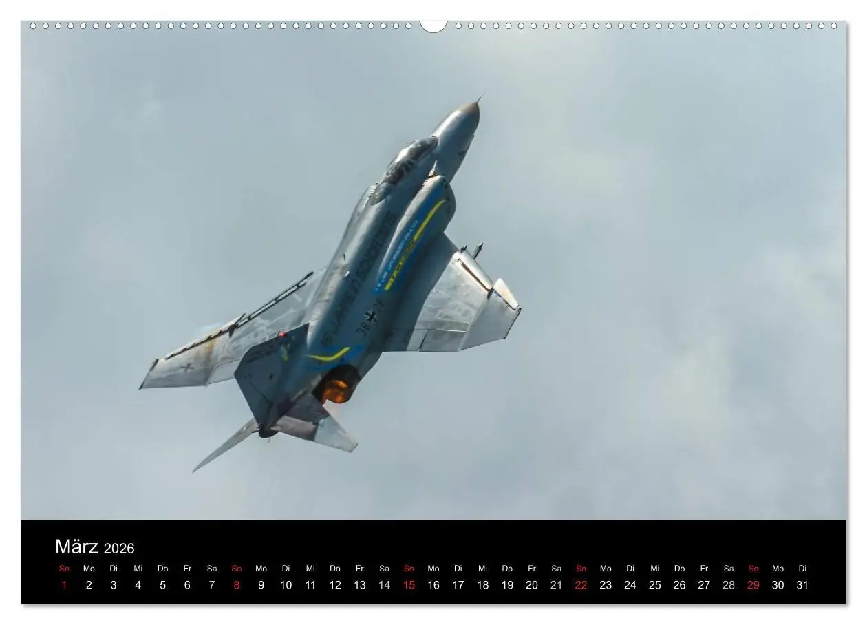 Bild: 9783516135978 | Phantoms bei der Luftwaffe (Wandkalender 2026 DIN A2 quer),...