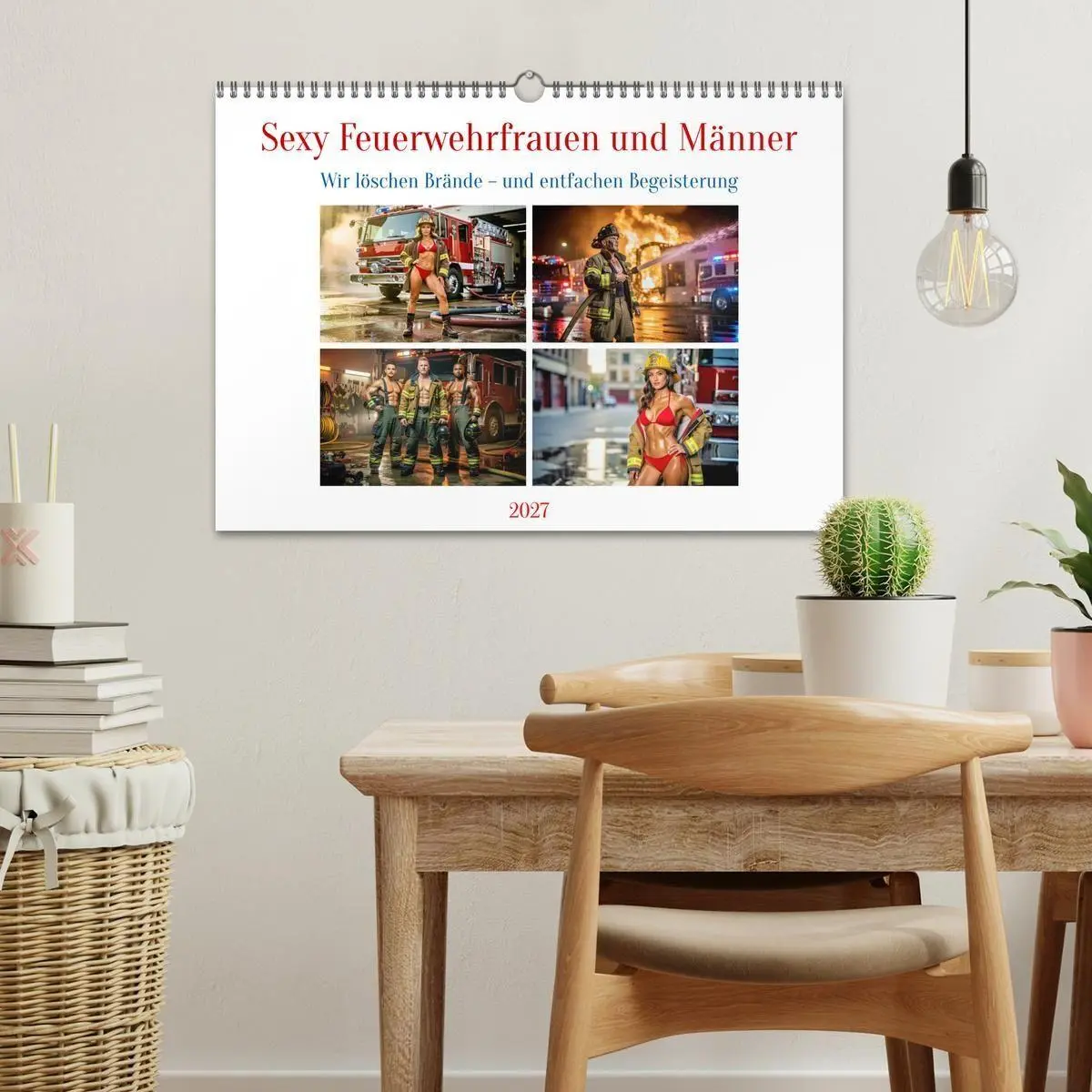 Bild: 9783516755978 | Sexy Feuerwehrfrauen und Männer (Wandkalender 2027 DIN A3 quer),...
