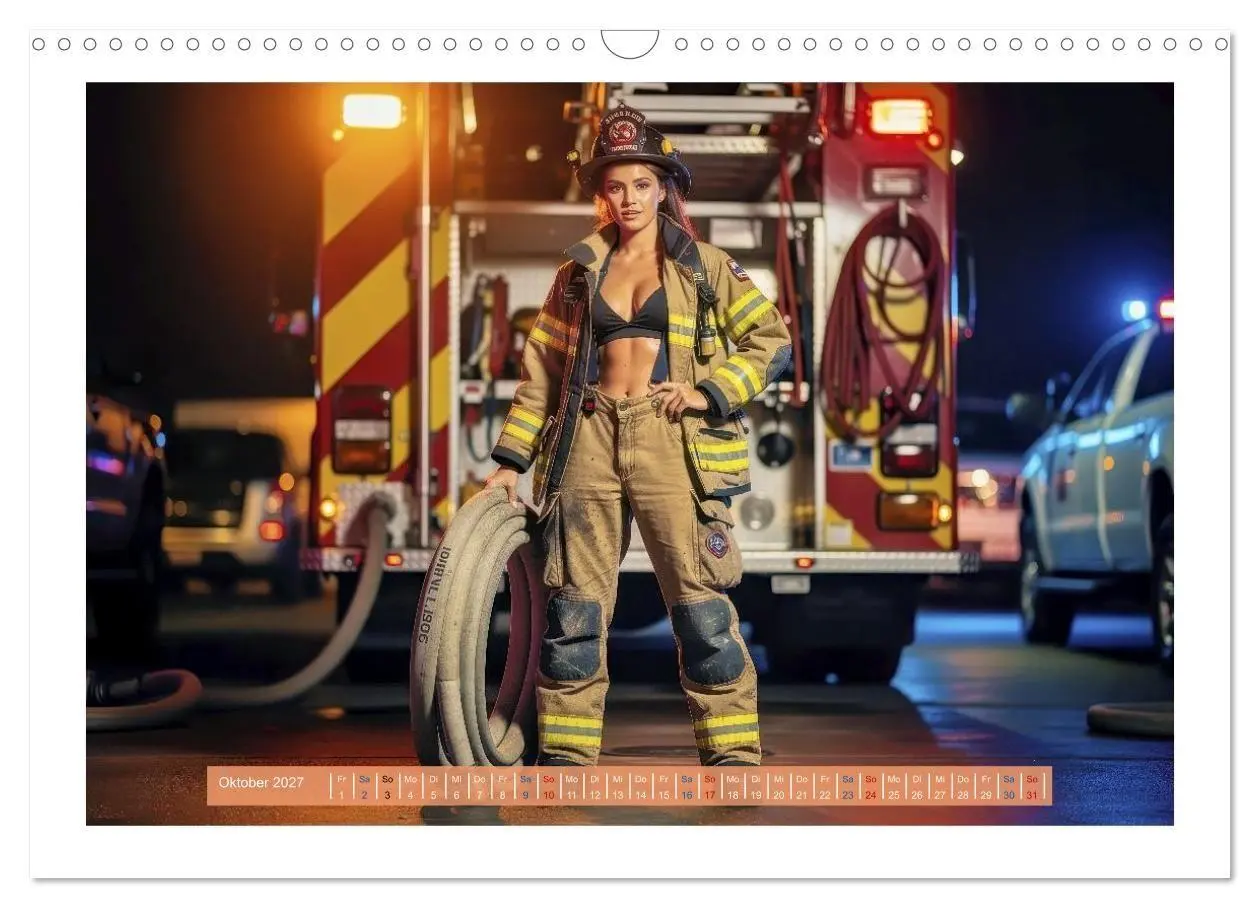 Bild: 9783516755978 | Sexy Feuerwehrfrauen und Männer (Wandkalender 2027 DIN A3 quer),...