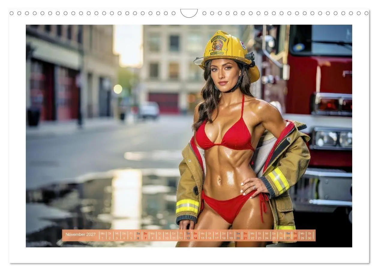 Bild: 9783516755978 | Sexy Feuerwehrfrauen und Männer (Wandkalender 2027 DIN A3 quer),...