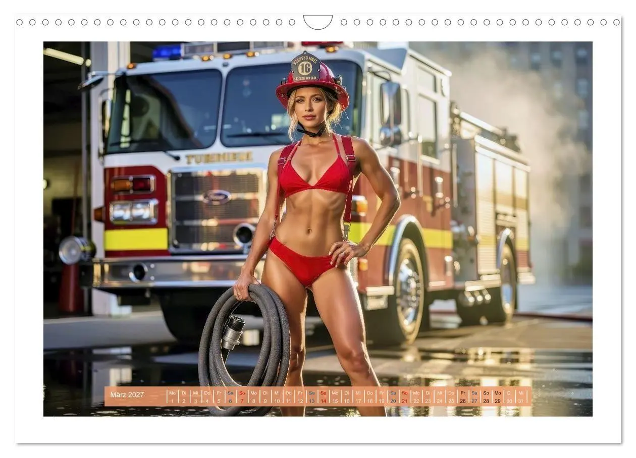 Bild: 9783516755978 | Sexy Feuerwehrfrauen und Männer (Wandkalender 2027 DIN A3 quer),...