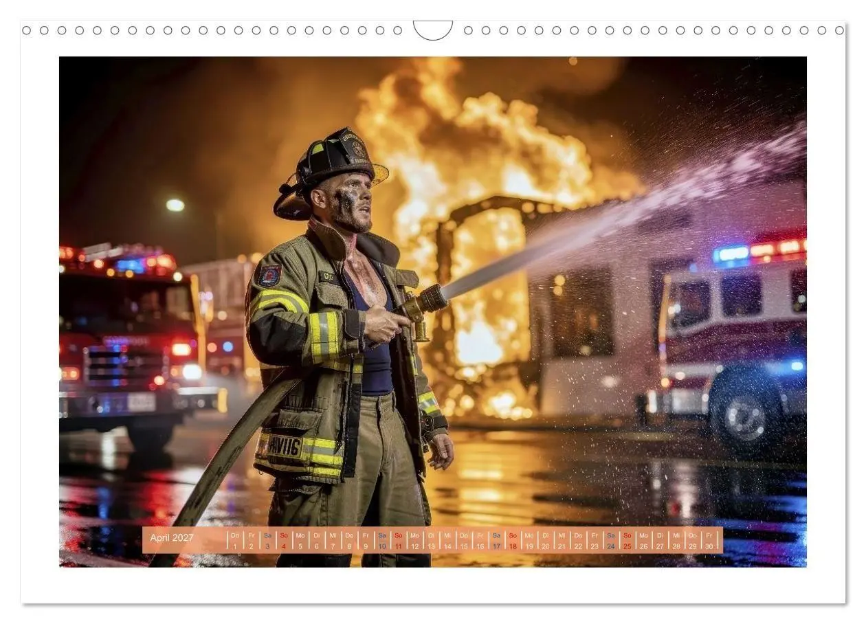 Bild: 9783516755978 | Sexy Feuerwehrfrauen und Männer (Wandkalender 2027 DIN A3 quer),...