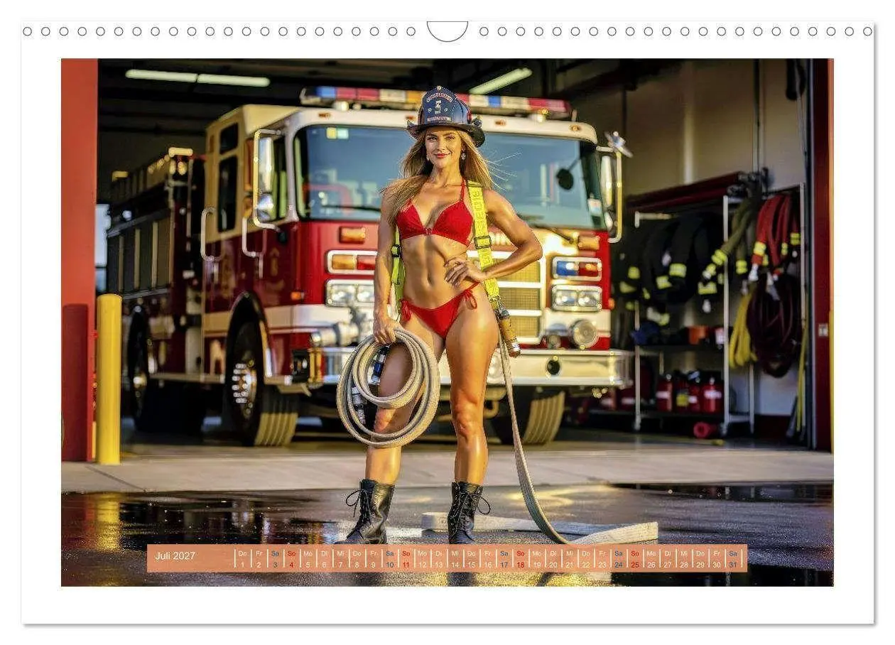 Bild: 9783516755978 | Sexy Feuerwehrfrauen und Männer (Wandkalender 2027 DIN A3 quer),...