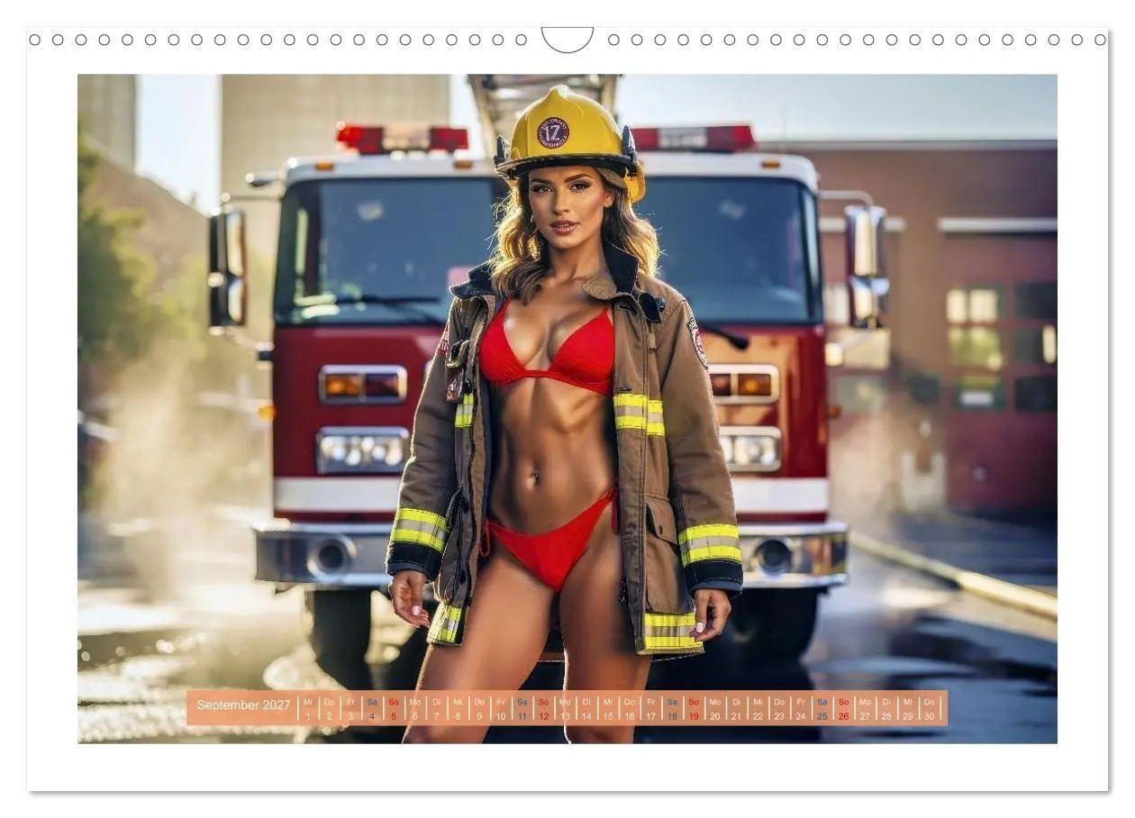 Bild: 9783516755978 | Sexy Feuerwehrfrauen und Männer (Wandkalender 2027 DIN A3 quer),...