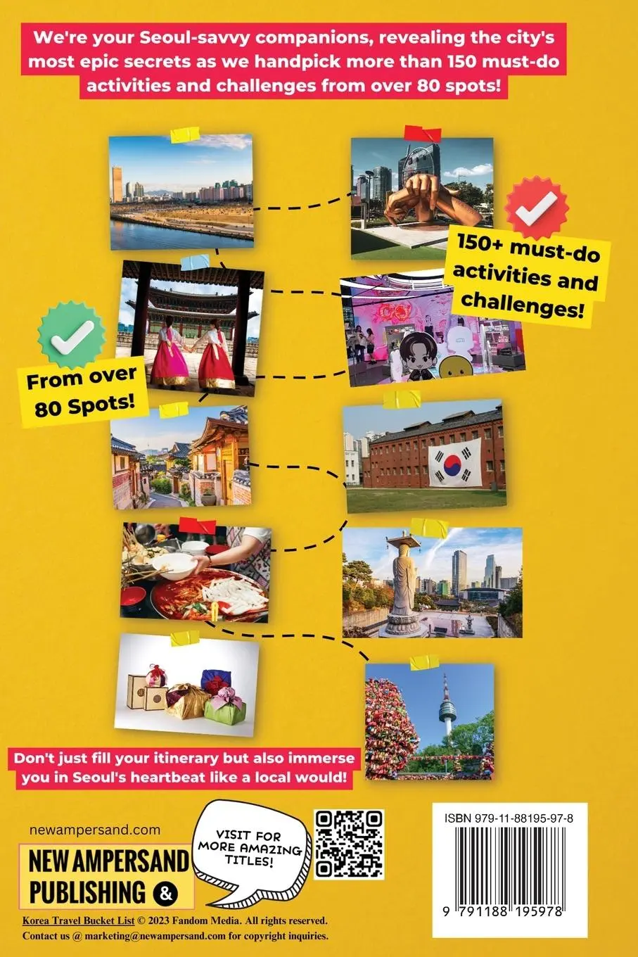 Rückseite: 9791188195978 | Korea Travel Bucket List - A Local's Guide to Over 150 Things You...
