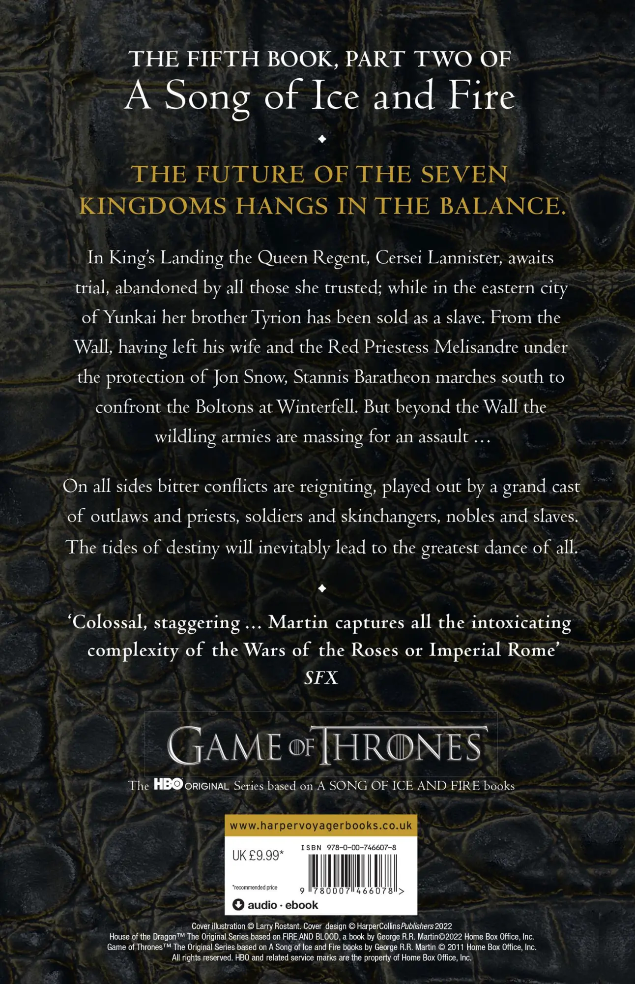 Rückseite: 9780007466078 | A Song of Ice and Fire 05.2. A Dance with Dragons - After the Feast