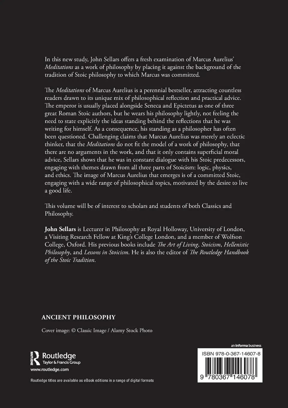 Rückseite: 9780367146078 | Marcus Aurelius | John Sellars | Taschenbuch | Englisch | 2020