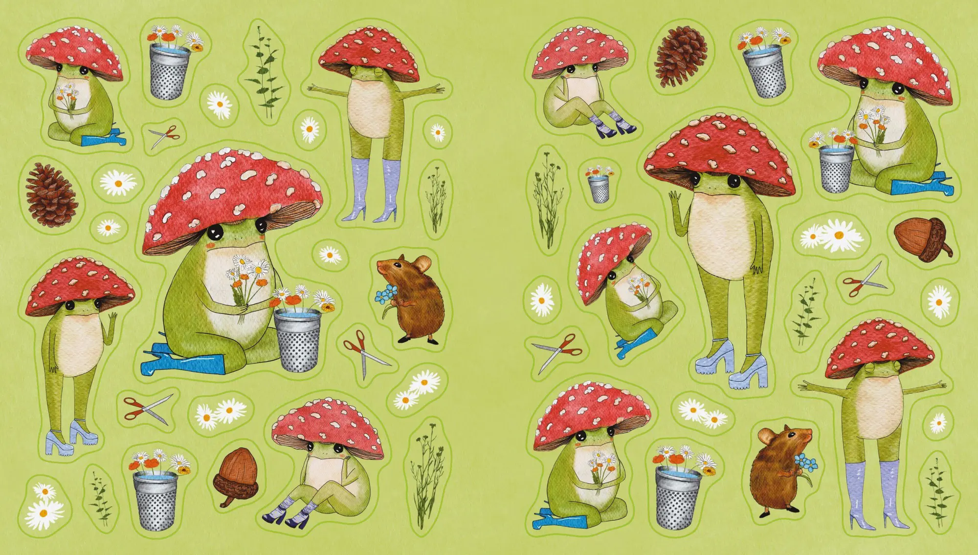 Bild: 9781523536078 | The Little Frog Sticker Book | More Than 700 Stickers! | Eequay | Buch