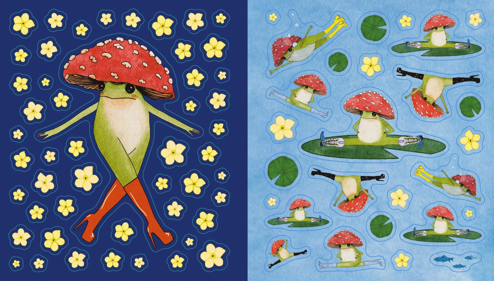 Bild: 9781523536078 | The Little Frog Sticker Book | More Than 700 Stickers! | Eequay | Buch