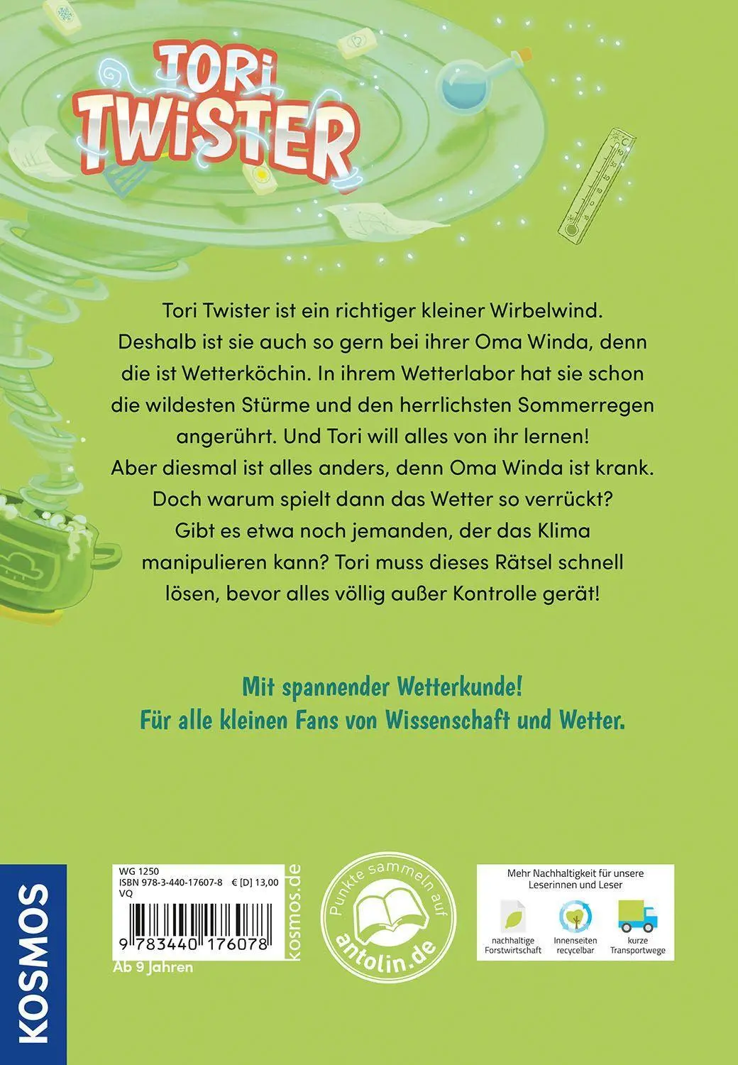 Bild: 9783440176078 | Tori Twister. Stürmisch unterwegs | Marikka Pfeiffer | Buch | 176 S.