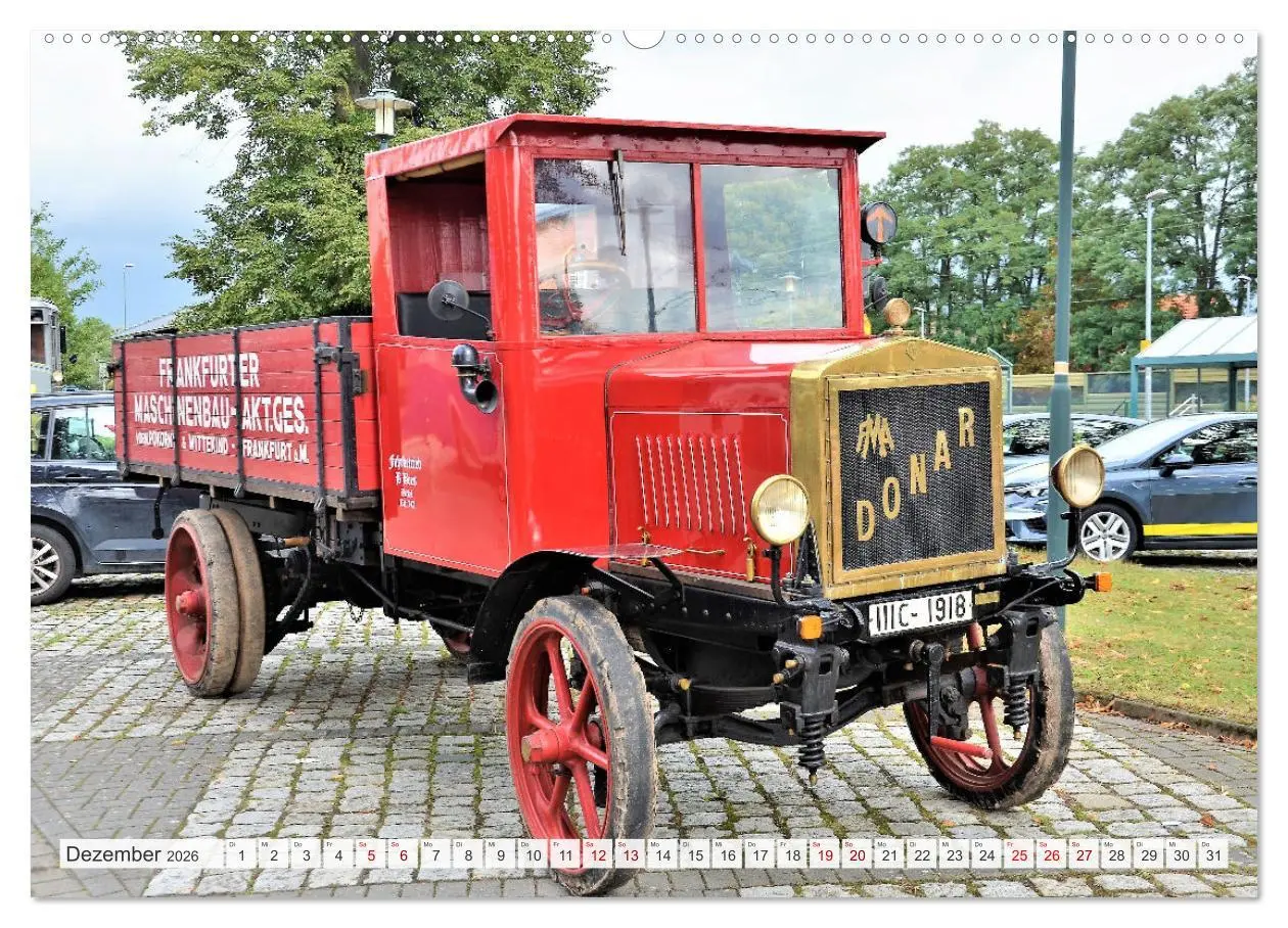Bild: 9783457556078 | TRUCK - Oldtimer (Wandkalender 2026 DIN A2 quer), CALVENDO...