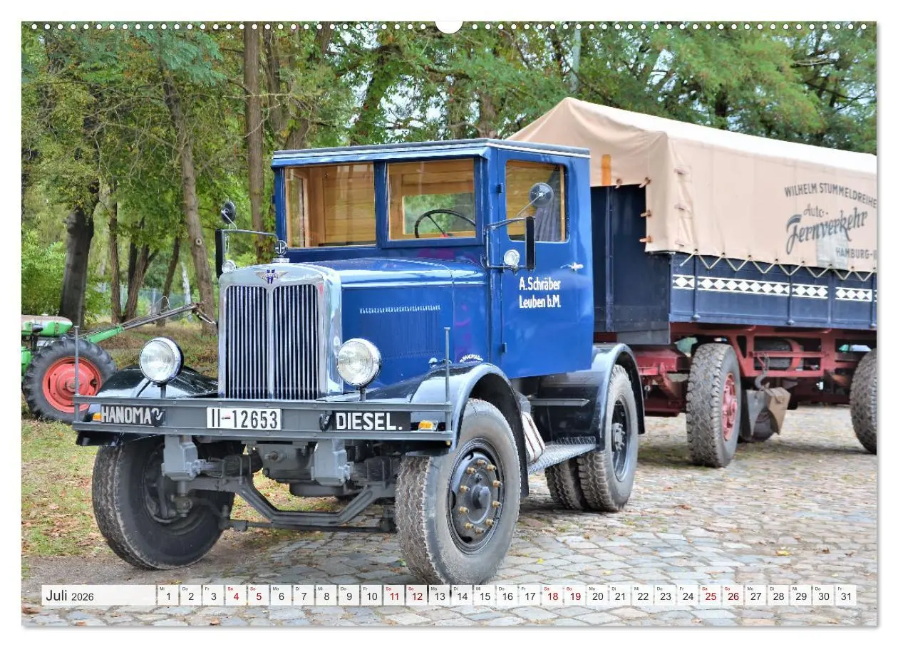 Bild: 9783457556078 | TRUCK - Oldtimer (Wandkalender 2026 DIN A2 quer), CALVENDO...