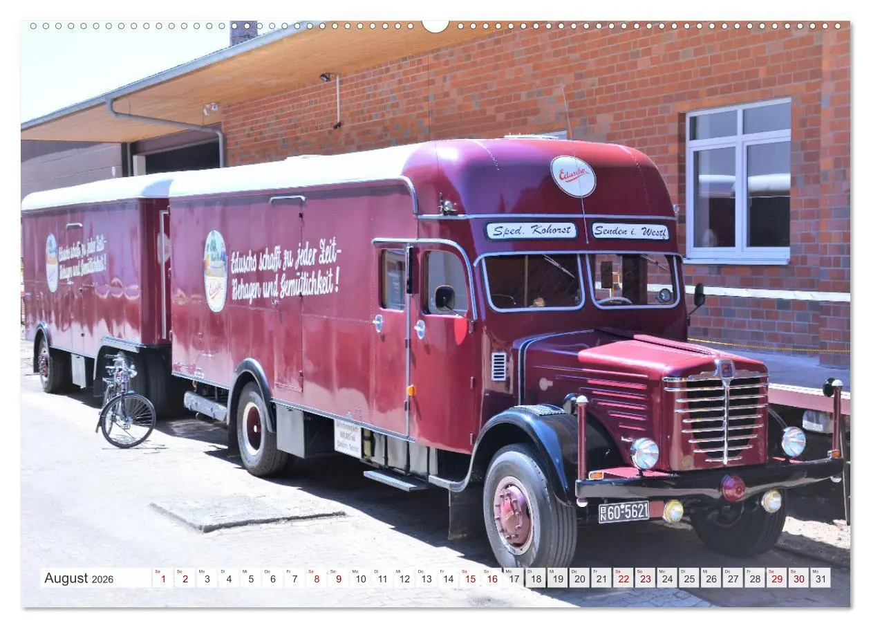 Bild: 9783457556078 | TRUCK - Oldtimer (Wandkalender 2026 DIN A2 quer), CALVENDO...