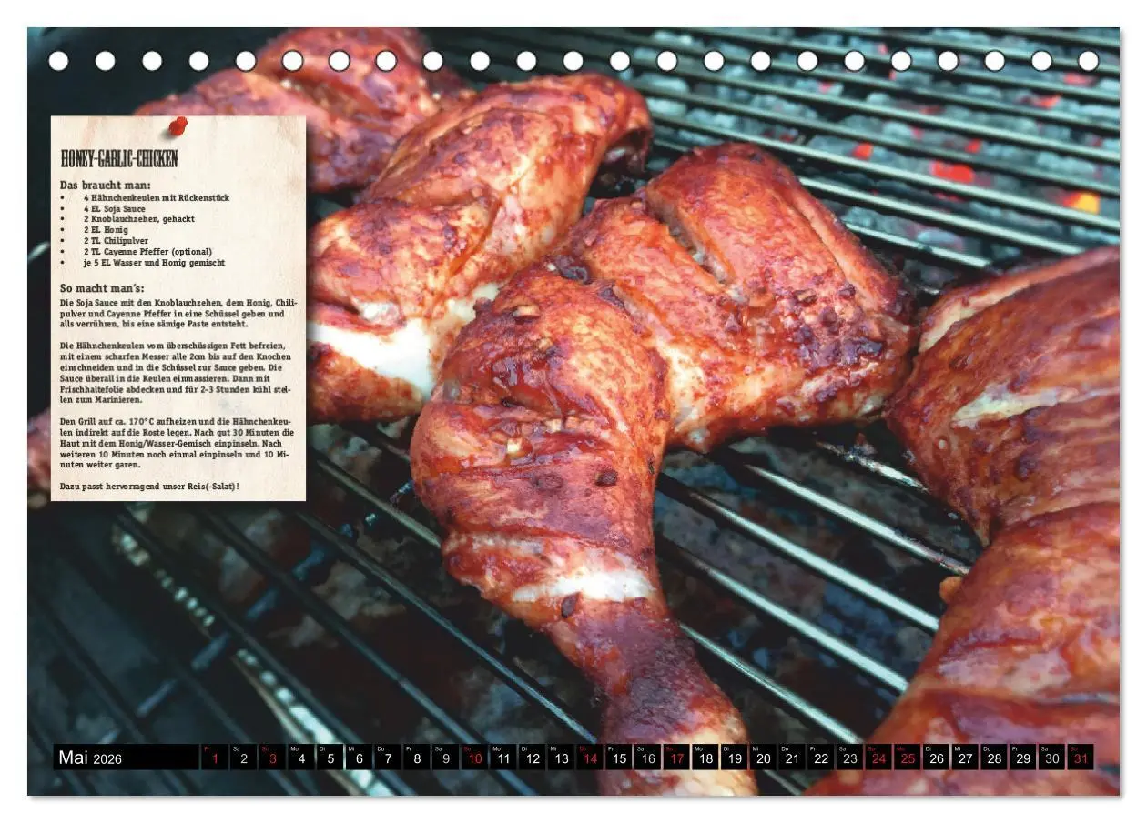 Bild: 9783516026078 | ALIEN-BBQ 2026 (Tischkalender 2026 DIN A5 quer), CALVENDO...