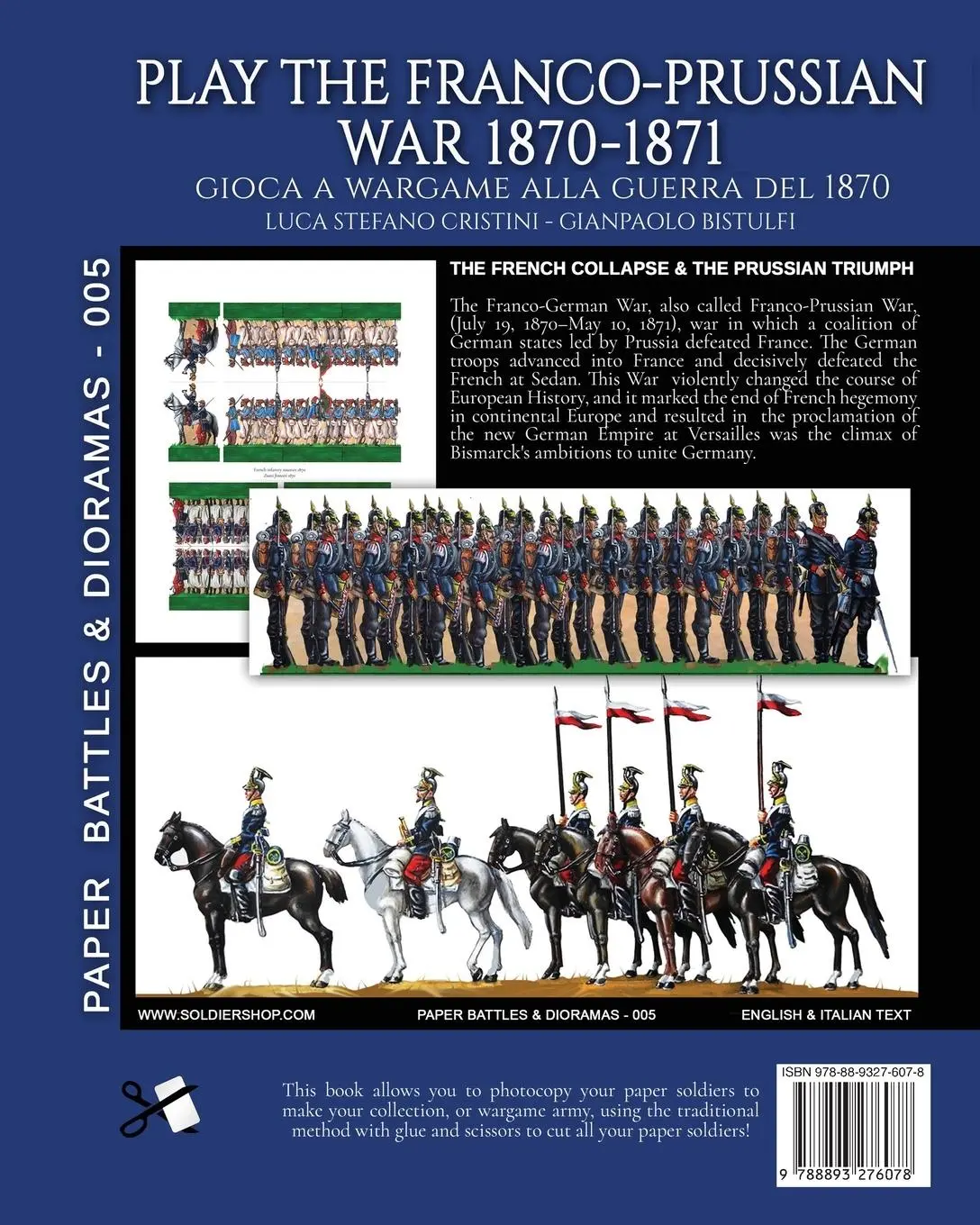 Rückseite: 9788893276078 | Play the Franco-Prussian war 1870-1871 | Luca Stefano Cristini | Buch