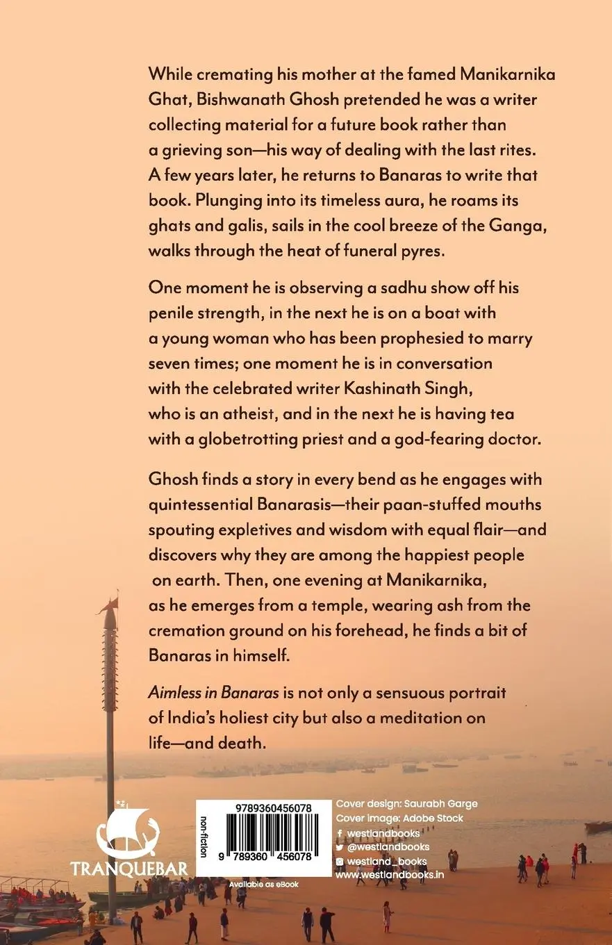 Rückseite: 9789360456078 | Aimless in Banaras | Wanderings in India's Holiest City | Ghosh | Buch