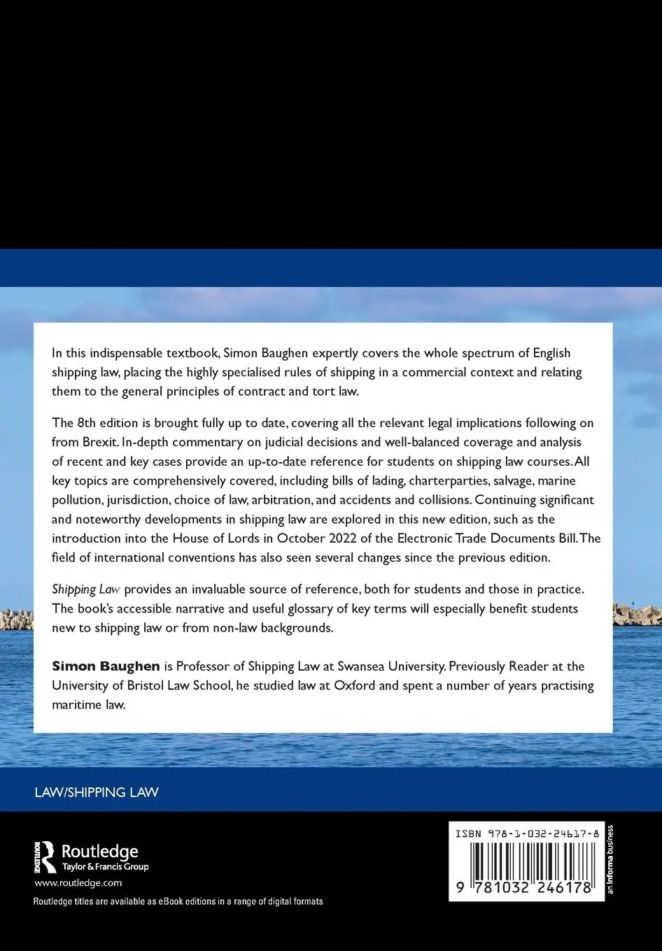 Rückseite: 9781032246178 | Shipping Law | Simon Baughen | Taschenbuch | Englisch | 2023