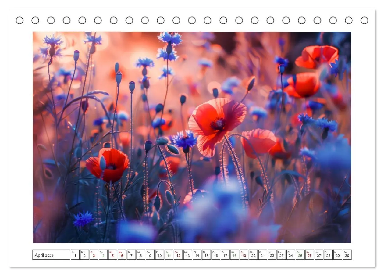 Bild: 9783457306178 | Mohnträume im Licht (Tischkalender 2026 DIN A5 quer), CALVENDO...