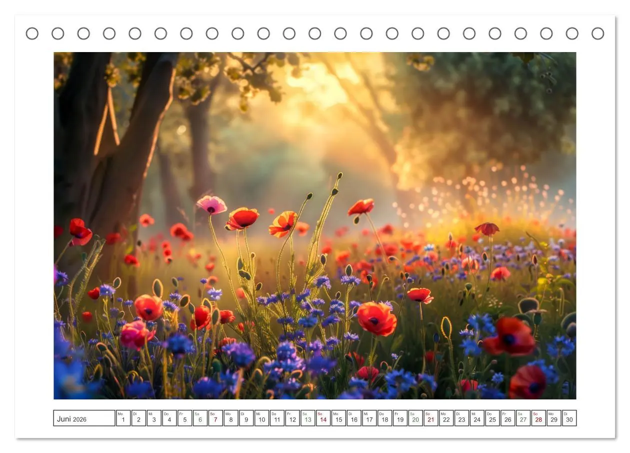 Bild: 9783457306178 | Mohnträume im Licht (Tischkalender 2026 DIN A5 quer), CALVENDO...