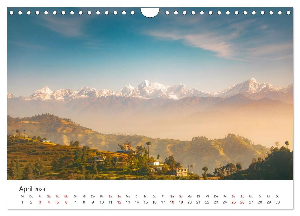 Bild: 9783457616178 | Nepal - Mitten im Himalaya (Wandkalender 2026 DIN A4 quer),...