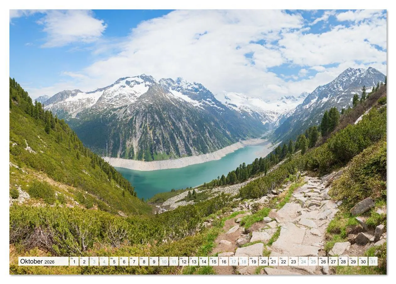 Bild: 9783516636178 | Zillertal - Bergidylle rund um Mayrhofen 2026 (Tischkalender 2026...