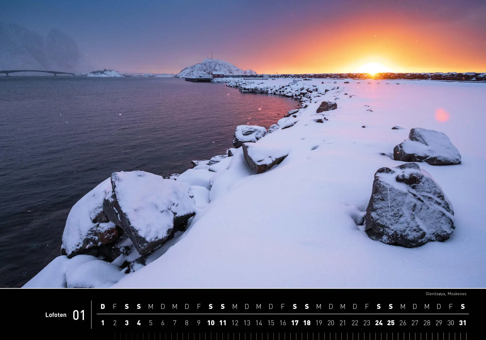 Bild: 9783968556178 | Lofoten Premiumkalender 2026 | Gerhard Zwerger-Schoner | Kalender
