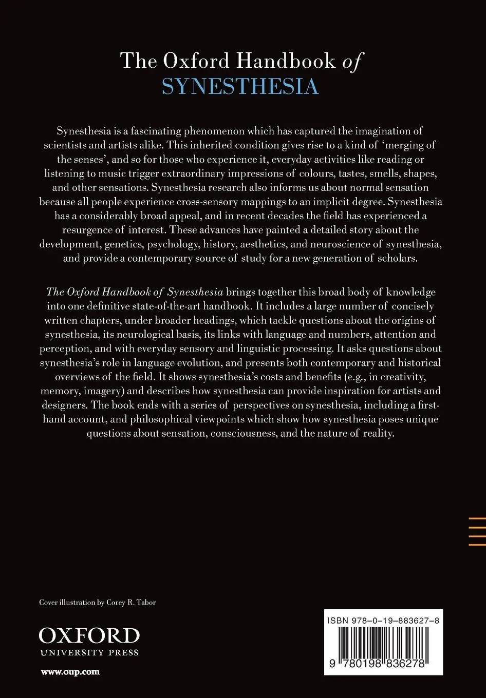 Rückseite: 9780198836278 | Oxford Handbook of Synesthesia | Julia Simner (u. a.) | Taschenbuch