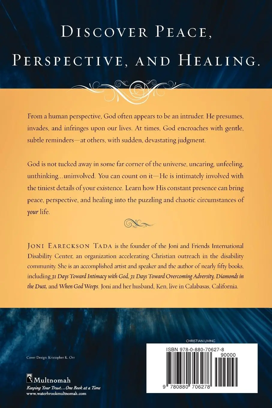 Rückseite: 9780880706278 | Glorious Intruder | God's Presence in Life's Chaos | Tada | Buch