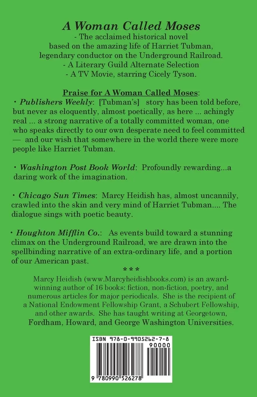 Rückseite: 9780990526278 | Harriet Tubman | A Woman Called Moses | Marcy Heidish | Taschenbuch