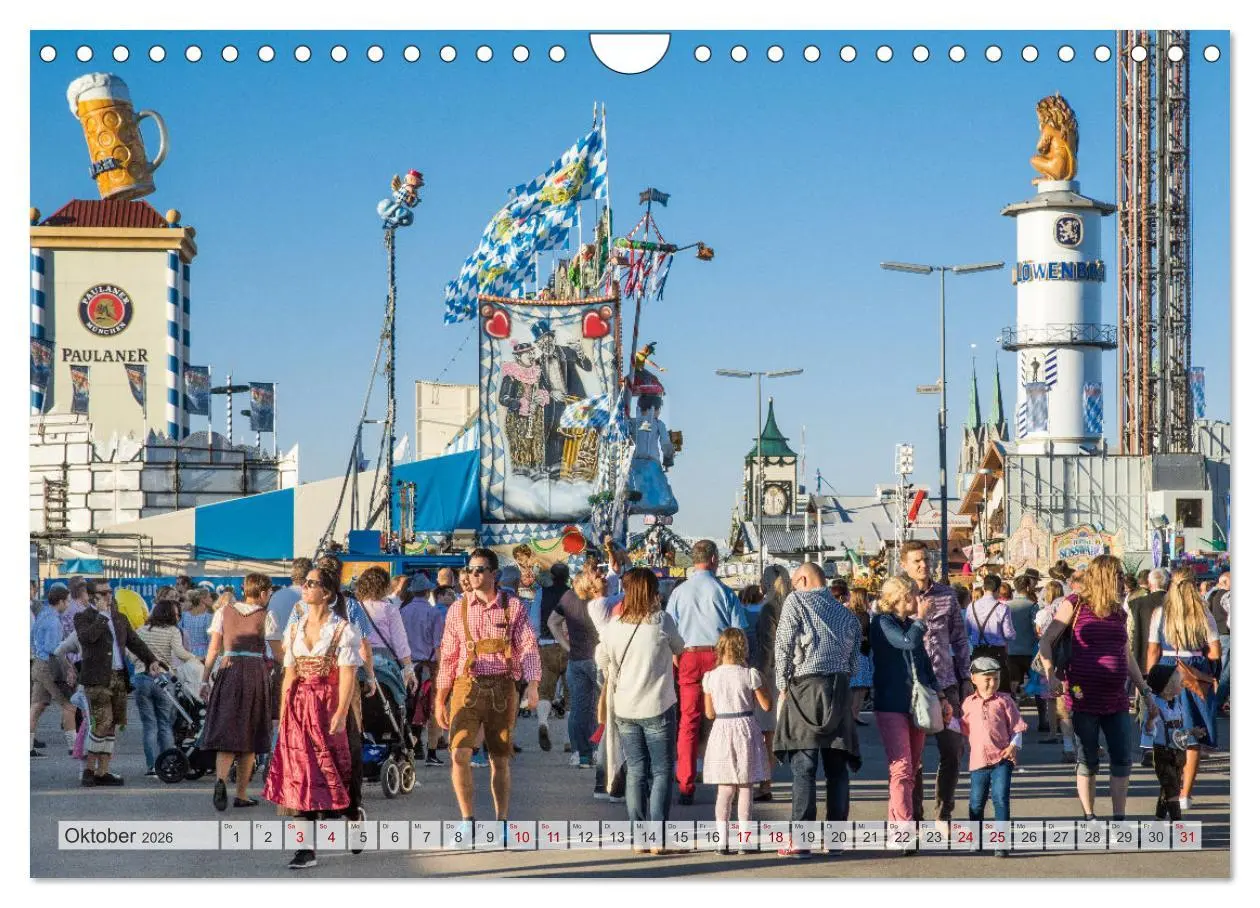 Bild: 9783457916278 | Kirmes Glück (Wandkalender 2026 DIN A4 quer), CALVENDO Monatskalender