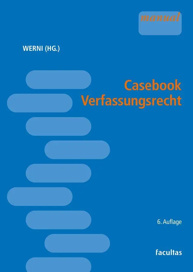Cover: 9783708926278 | Casebook Verfassungsrecht | Florian Werni | Taschenbuch | 230 S.