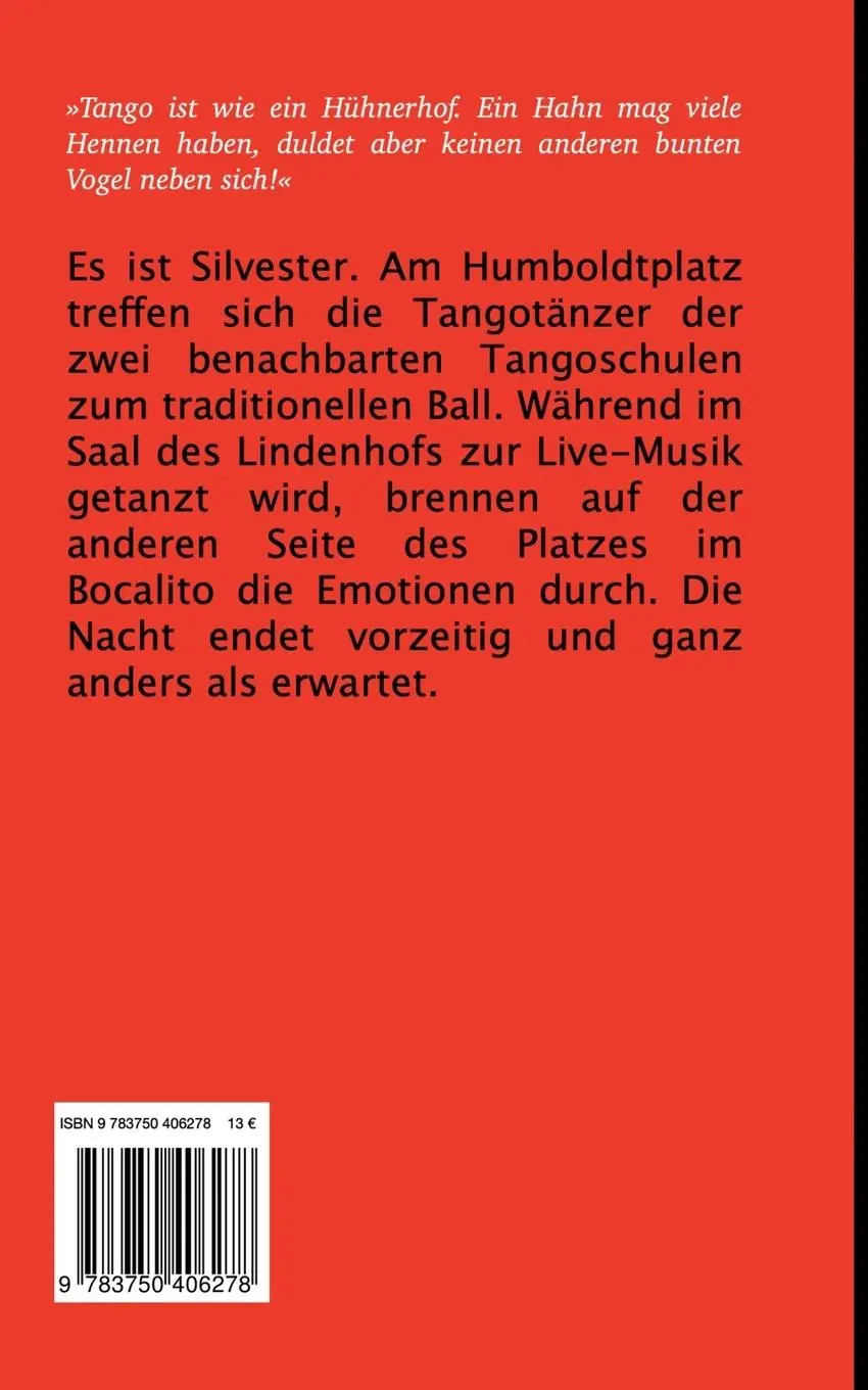 Rückseite: 9783750406278 | Silvestertango | Bert Sieverding | Taschenbuch | 300 S. | Deutsch