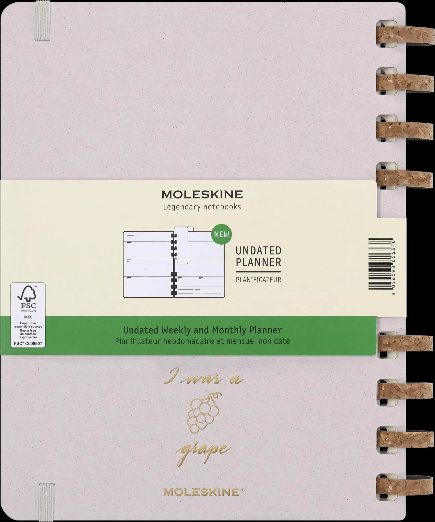 Bild: 8056598856378 | Moleskine Undatierter Life Kalender Mit Spiralbindung, Xl,...