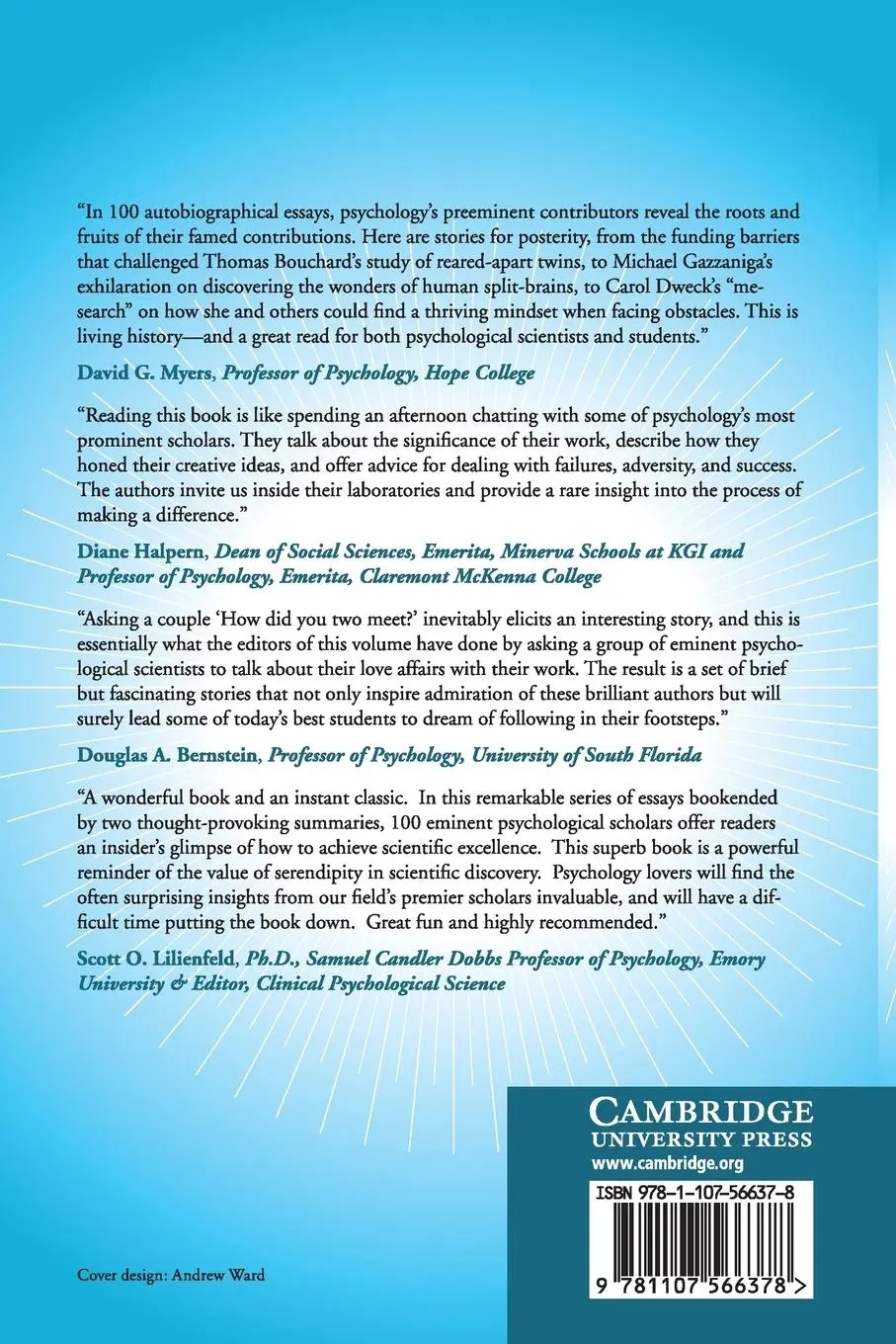 Rückseite: 9781107566378 | Scientists Making a Difference | Robert J. Sternberg (u. a.) | Buch