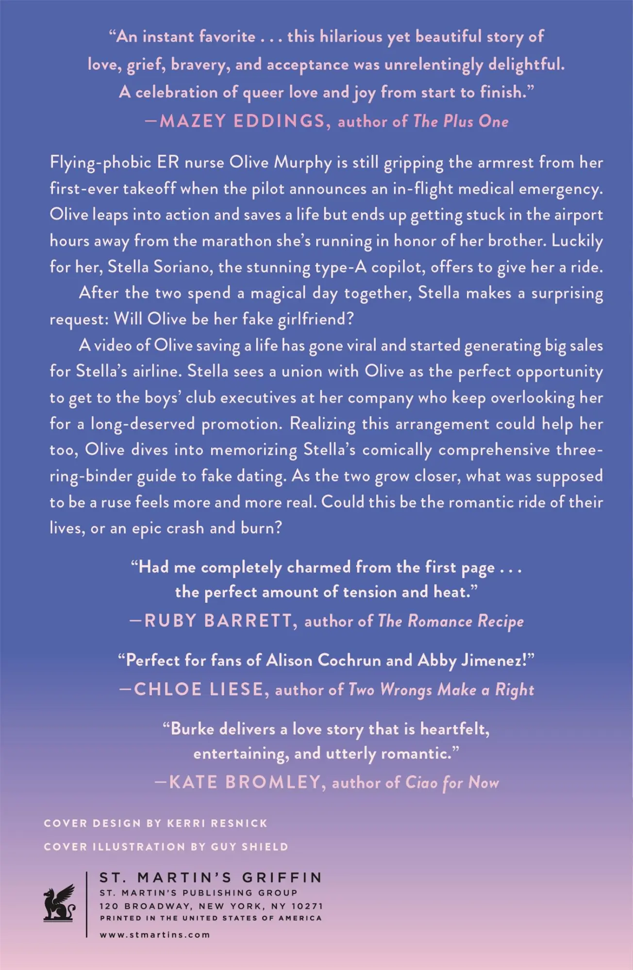 Rückseite: 9781250886378 | Fly with Me | Andie Burke | Taschenbuch | Englisch | 2023