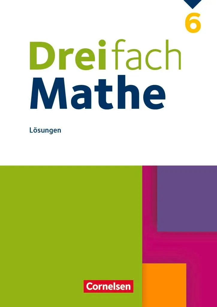 Cover: 9783060436378 | Dreifach Mathe 6. Schuljahr - Lösungen zum Schülerbuch | Taschenbuch