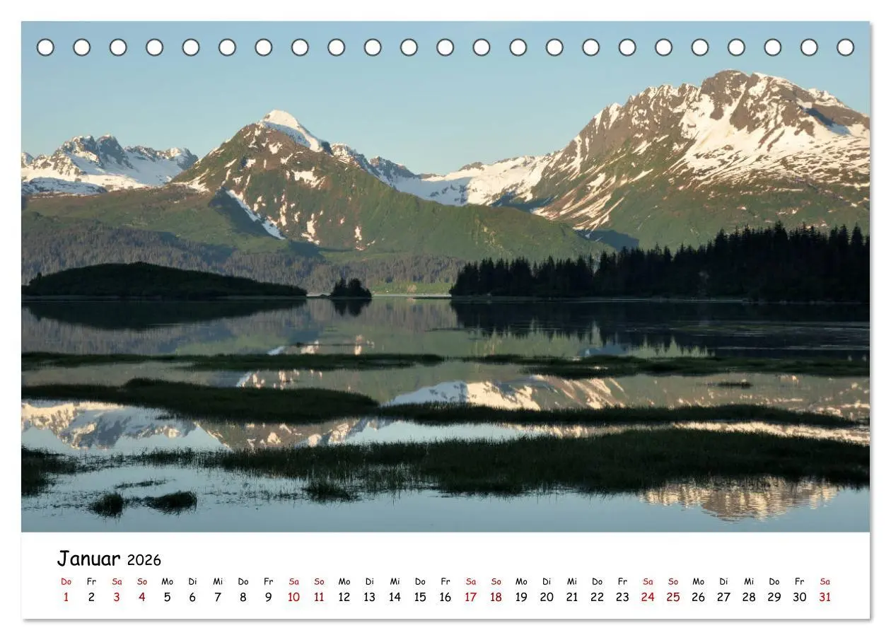 Bild: 9783457906378 | Unendlichkeit in Alaska und Yukon (Tischkalender 2026 DIN A5 quer),...