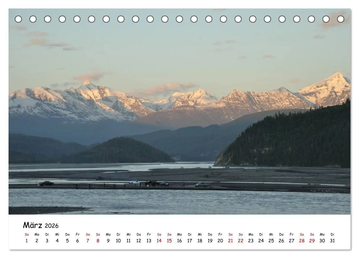 Bild: 9783457906378 | Unendlichkeit in Alaska und Yukon (Tischkalender 2026 DIN A5 quer),...