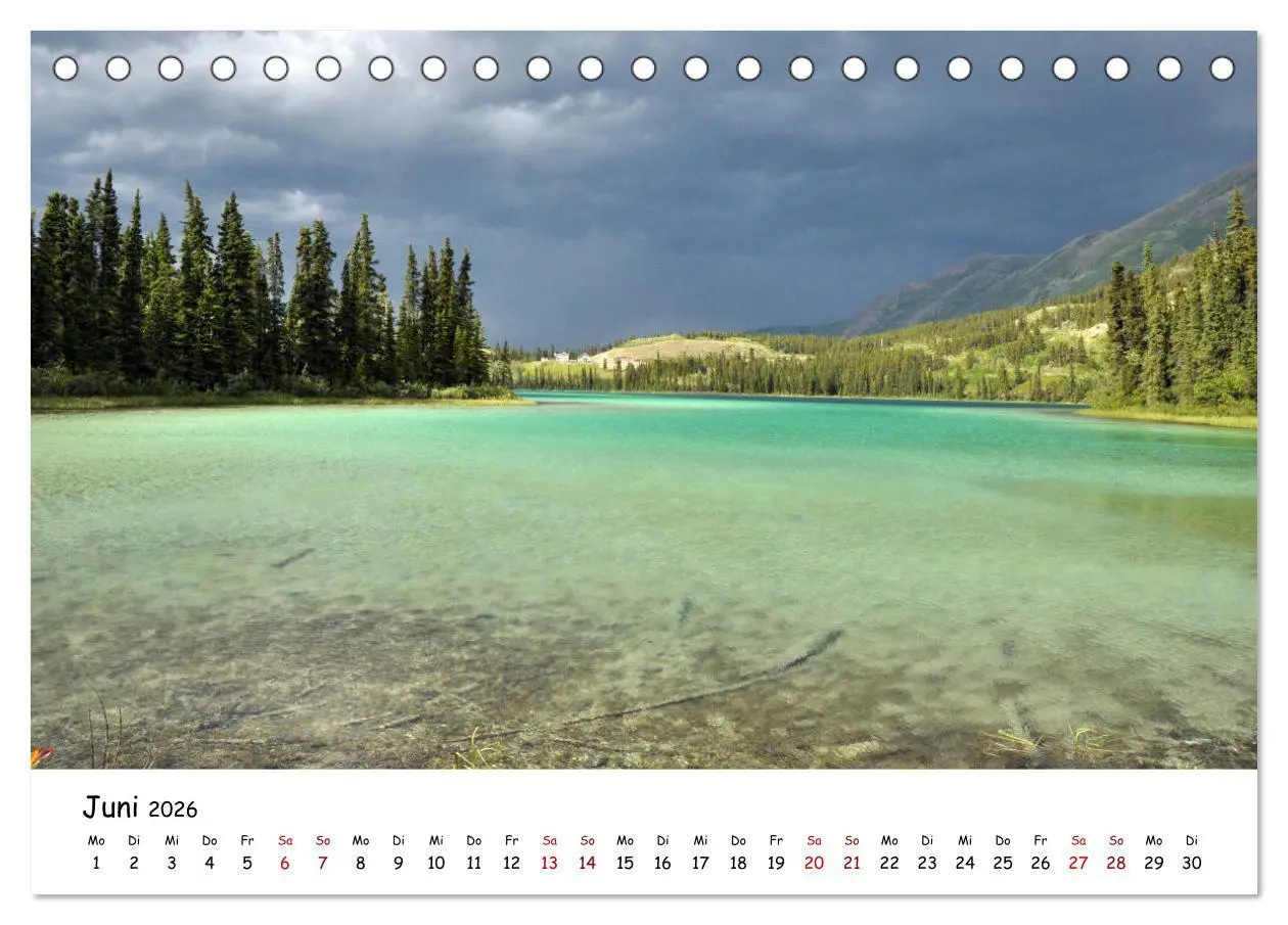 Bild: 9783457906378 | Unendlichkeit in Alaska und Yukon (Tischkalender 2026 DIN A5 quer),...