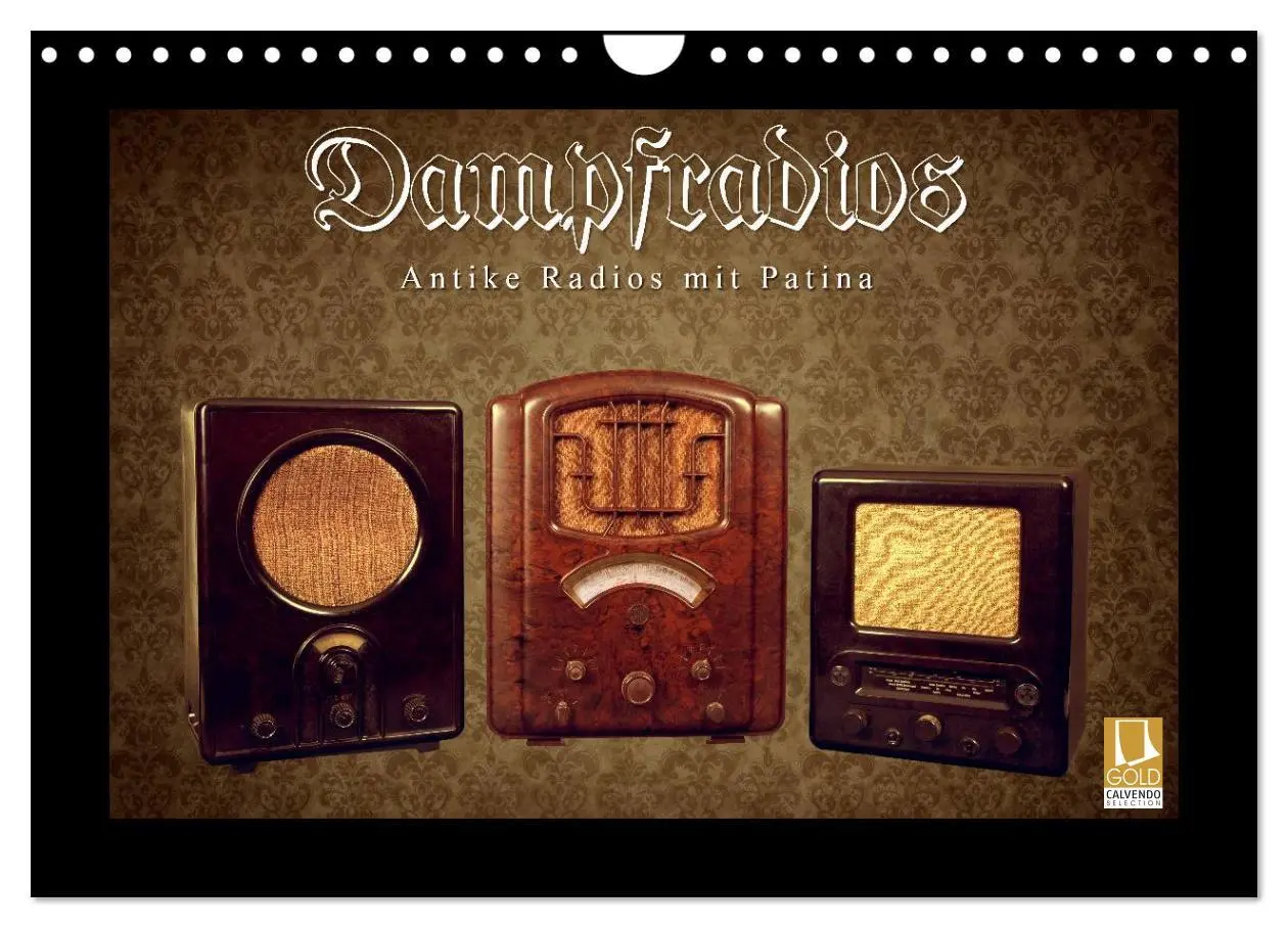 Cover: 9783516166378 | Dampfradios - Antike Radios mit Patina (Wandkalender 2026 DIN A4...