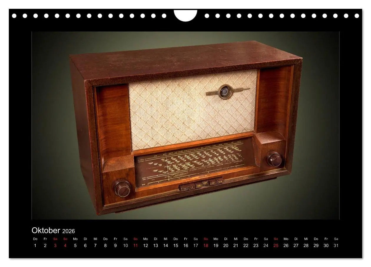 Bild: 9783516166378 | Dampfradios - Antike Radios mit Patina (Wandkalender 2026 DIN A4...