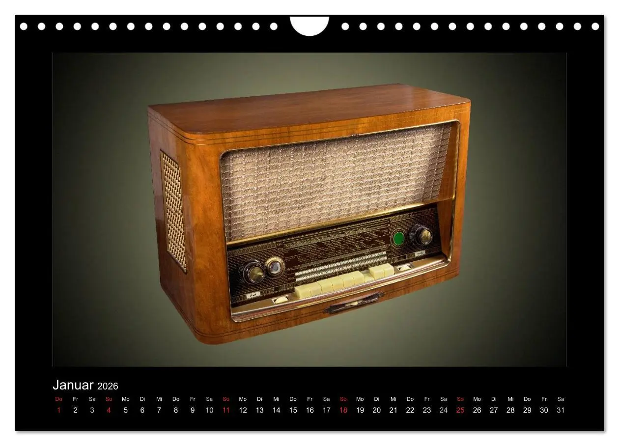 Bild: 9783516166378 | Dampfradios - Antike Radios mit Patina (Wandkalender 2026 DIN A4...