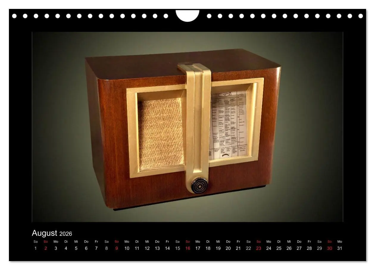 Bild: 9783516166378 | Dampfradios - Antike Radios mit Patina (Wandkalender 2026 DIN A4...