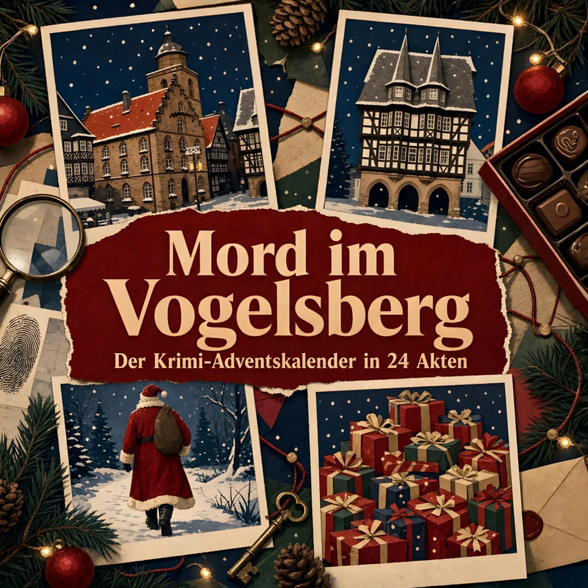 Cover: 9783696116378 | Mord im Vogelsberg | Der Krimi-Adventskalender in 24 Akten | Peters