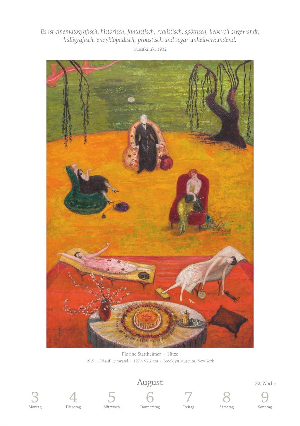 Bild: 9783840036378 | Kunst Wochen-Kulturkalender 2026 - 53 Meisterwerke der Malerei | 54 S.