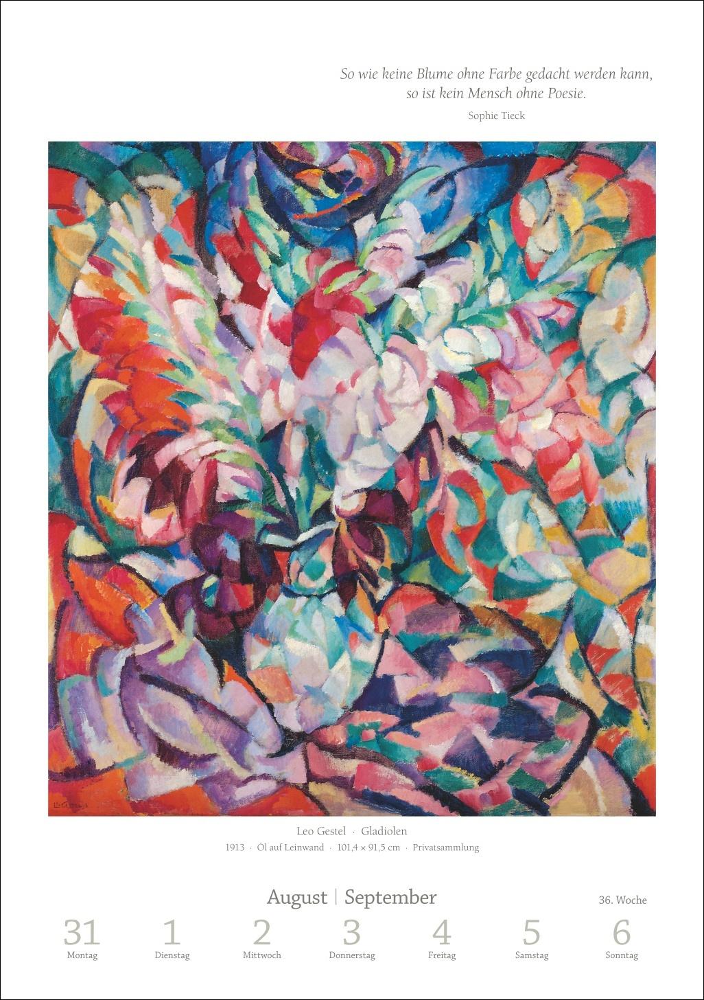 Bild: 9783840036378 | Kunst Wochen-Kulturkalender 2026 - 53 Meisterwerke der Malerei | 54 S.