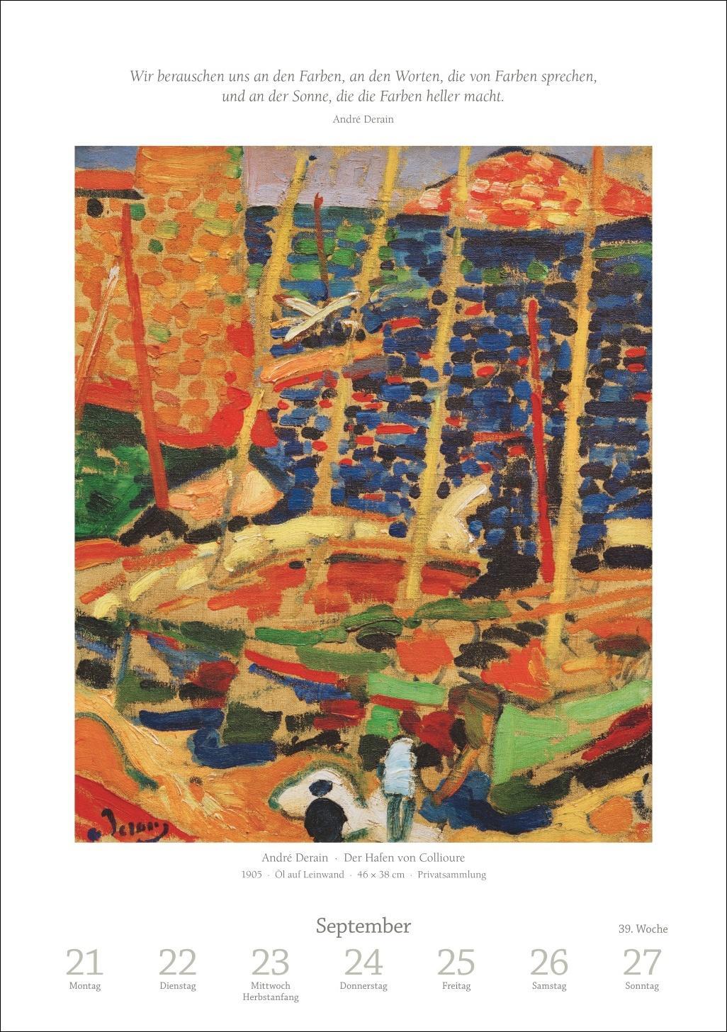 Bild: 9783840036378 | Kunst Wochen-Kulturkalender 2026 - 53 Meisterwerke der Malerei | 54 S.